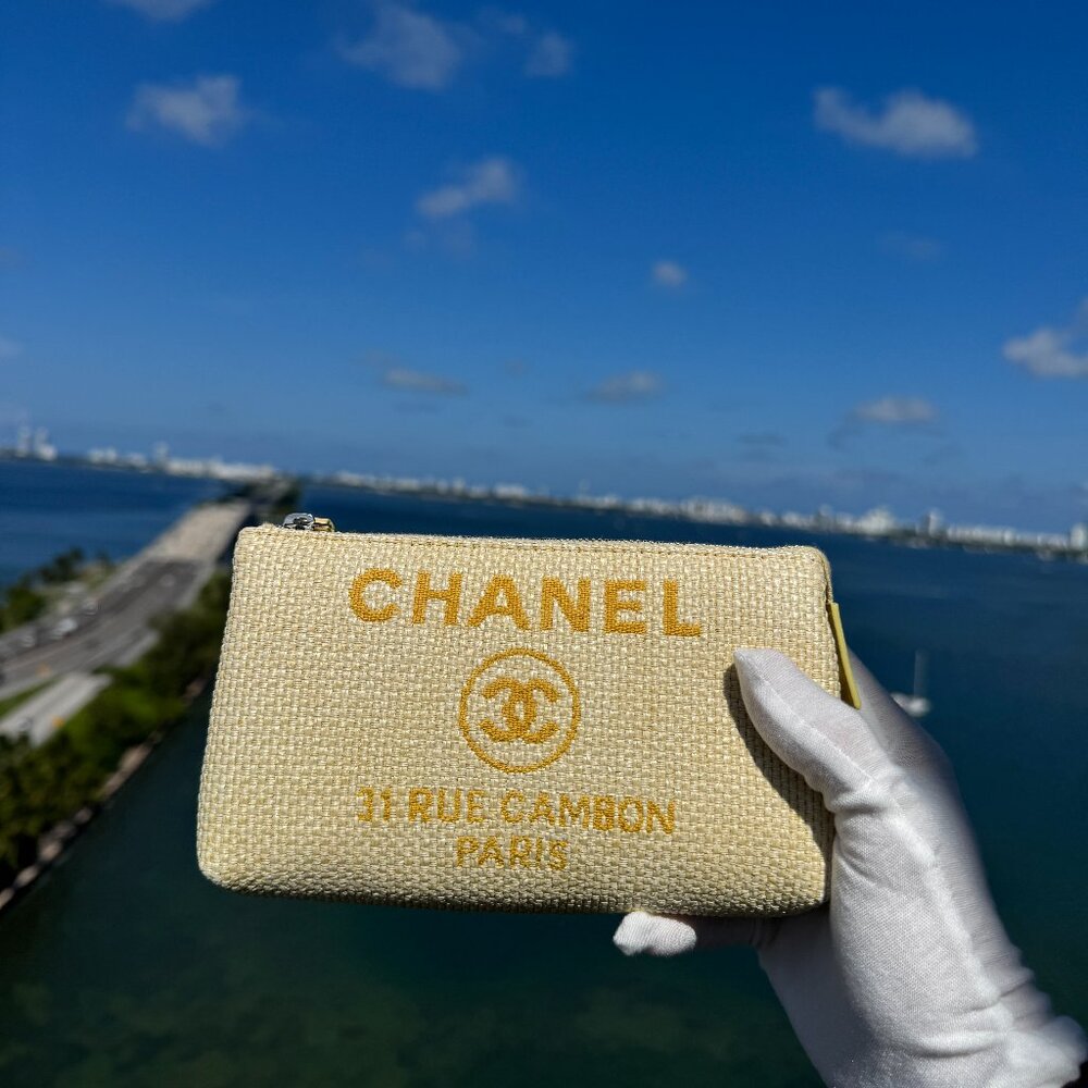 Chanel Deauville Lightweight Pouch (Brand New)